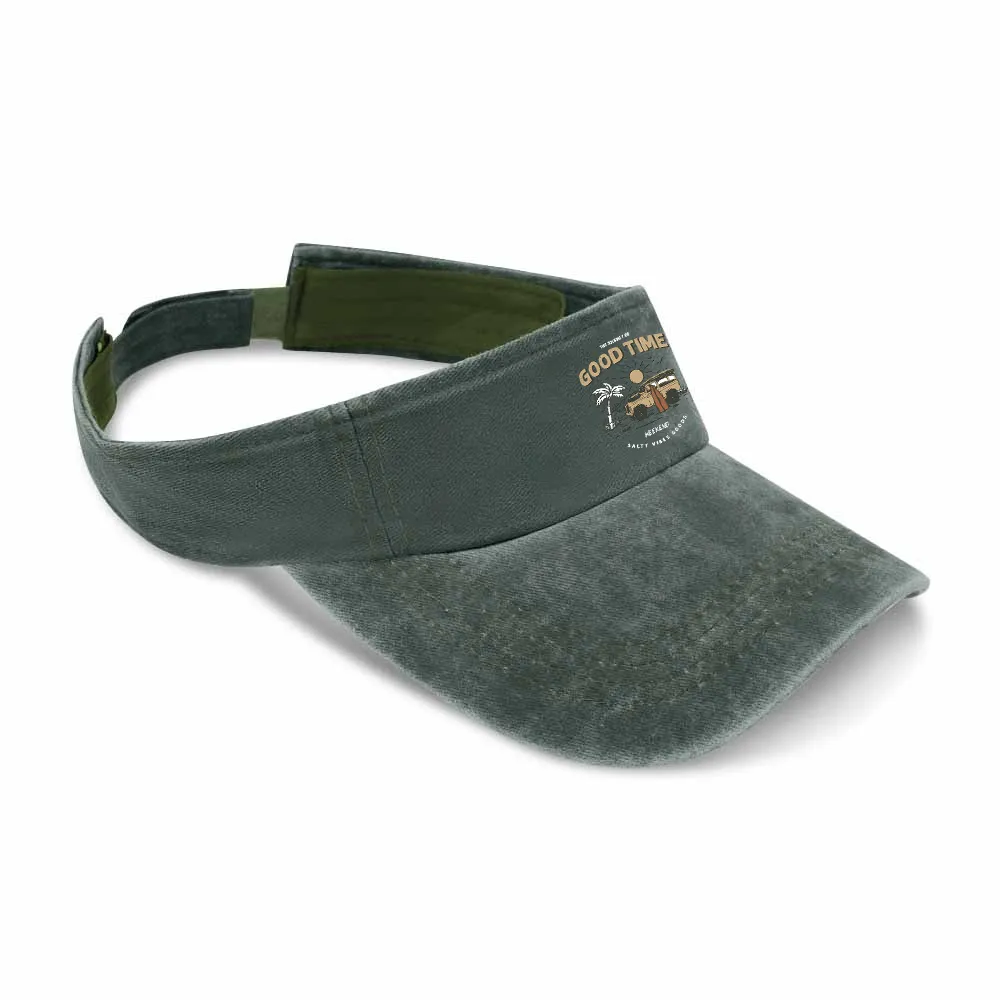 Good Time Weekend Salty Vibes Goods Printed A Leaky Cowboy Hat