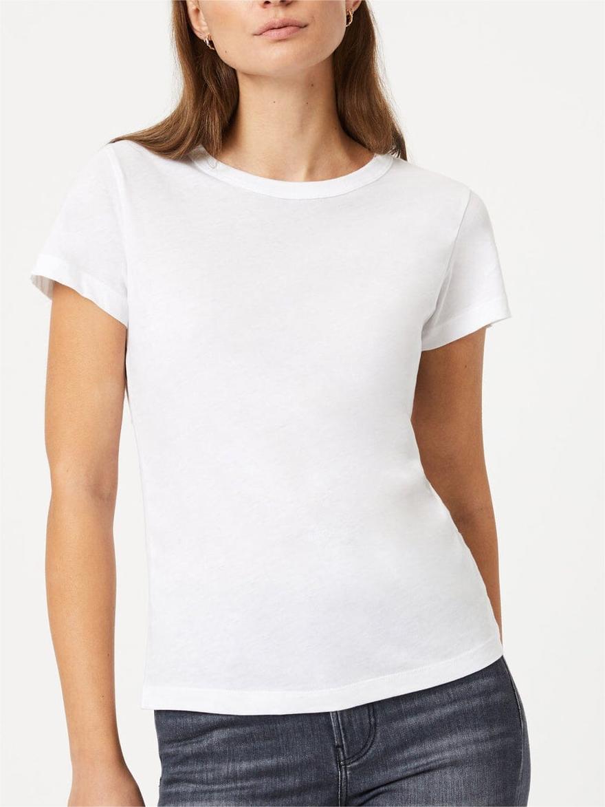 Slim Crew Neck White T-Shirt