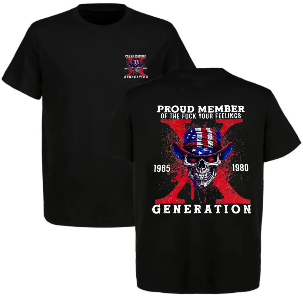 Proud Member Of The F*ck Your Feelings Generation Printed Men's T-shirt