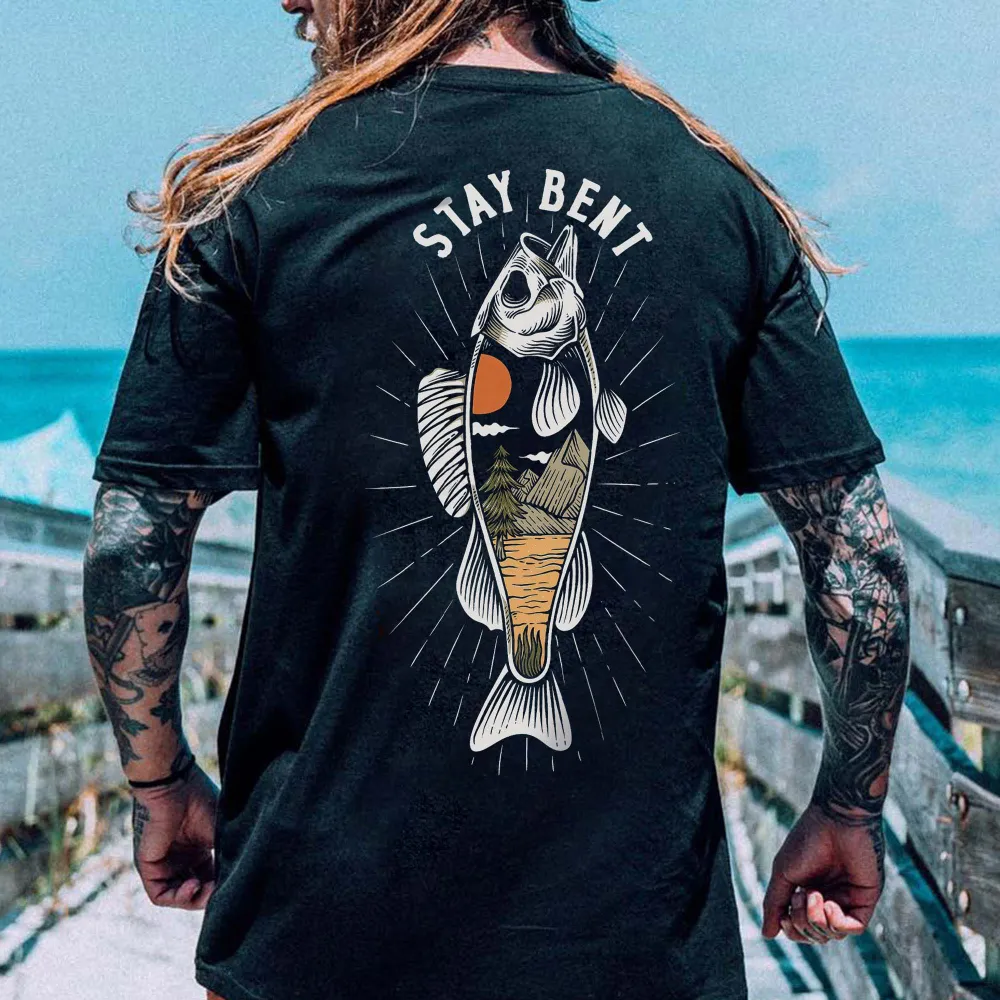 Stay Bent Printed Men's T-shirt