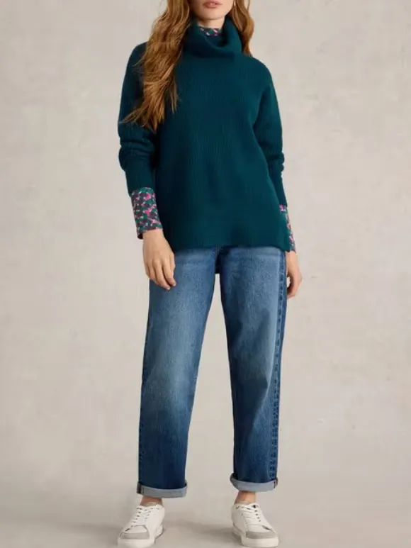 LONG SLEEVE LOVELY JUMPER RIBBED