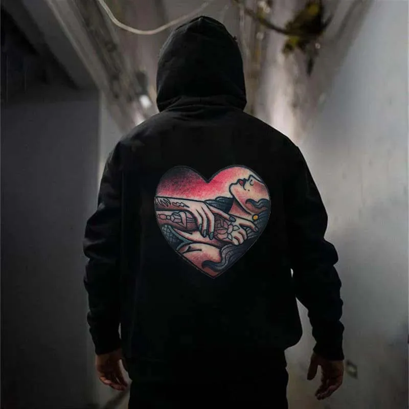 Choke Me Up Printed Men's Hoodie