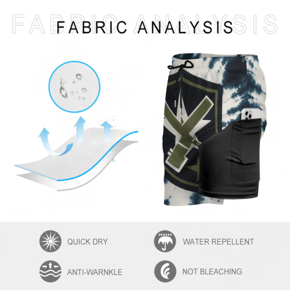 Cross Star Badge Fashion Sports Board Shorts