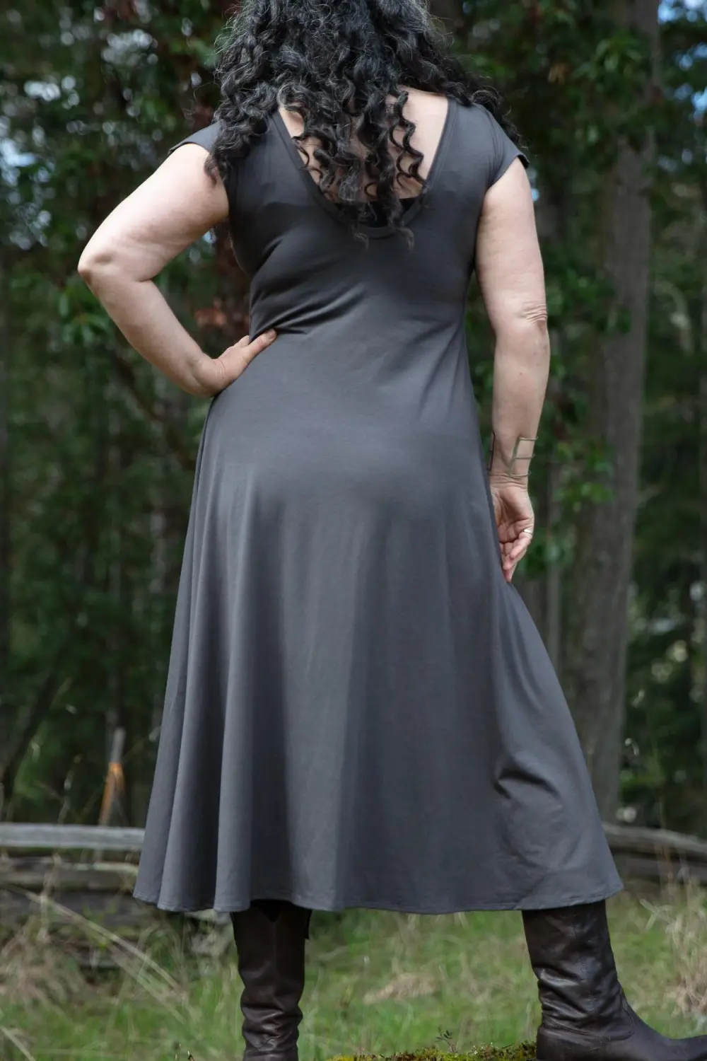 Dragon Dress - Dark Grey