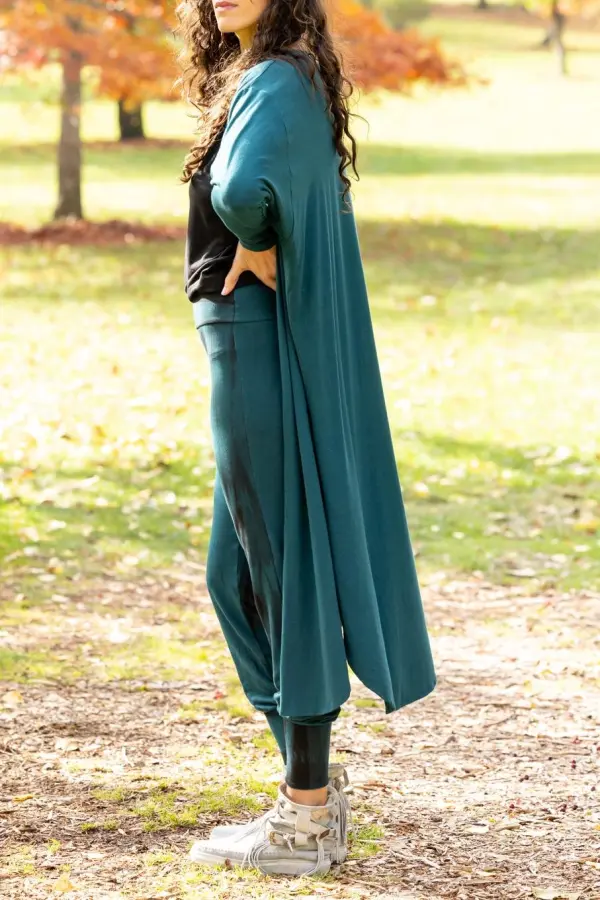 Emergence Robe - Dark Teal Green