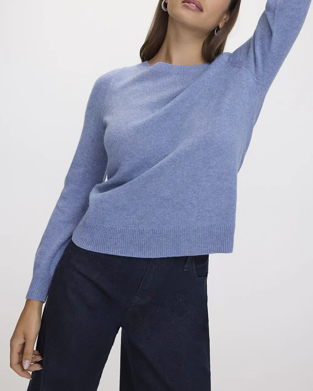 Cashmere-Blend Boat-Neck Sweater