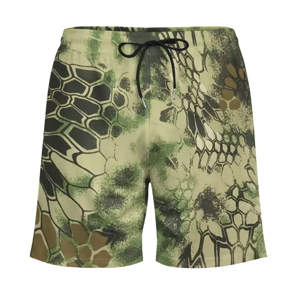 Various Colors Snake Print Fashionable Sports Beach Shorts