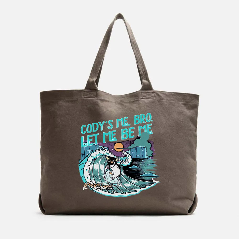 Cody'S Me, Bro. Let Me Be Me Printed Canvas Bag
