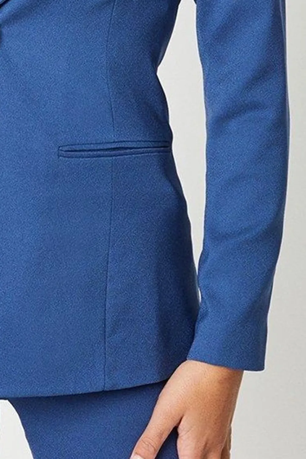 Cape Detail Fitted Blazer