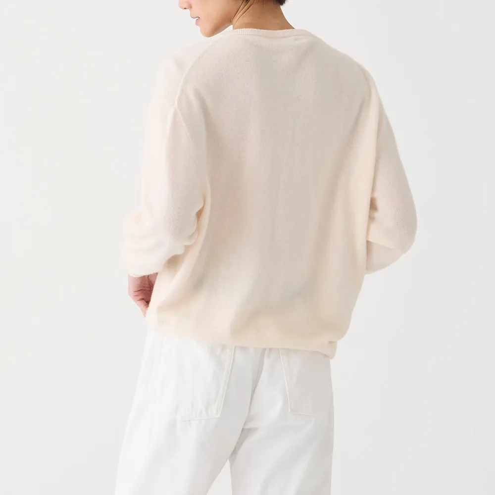 Cashmere relaxed V-neck sweater