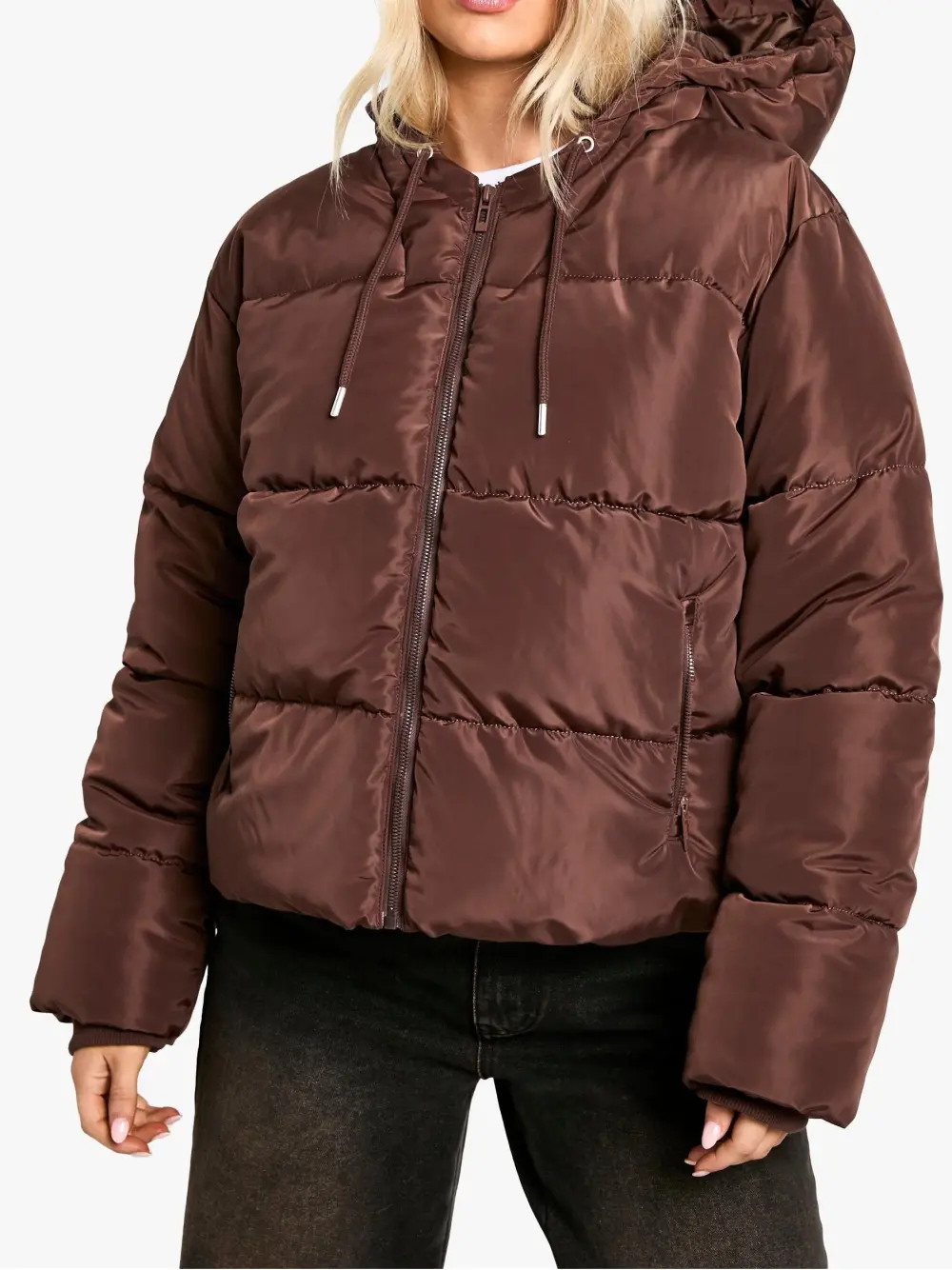 HOODED SHORT PUFFER