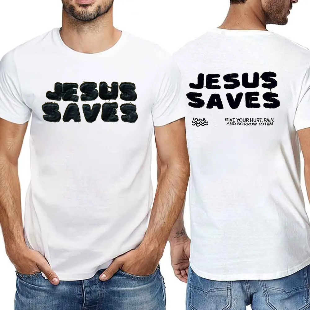 Men'S T-Shirt Jesus Saves Tee