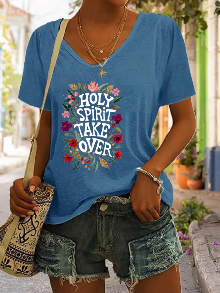 Holy Spirit Take Over Shirt, Funny Christian Shirts, Holy Spirit Shirt, Jesus Gift For Wife, Gifts For Women, Jesus