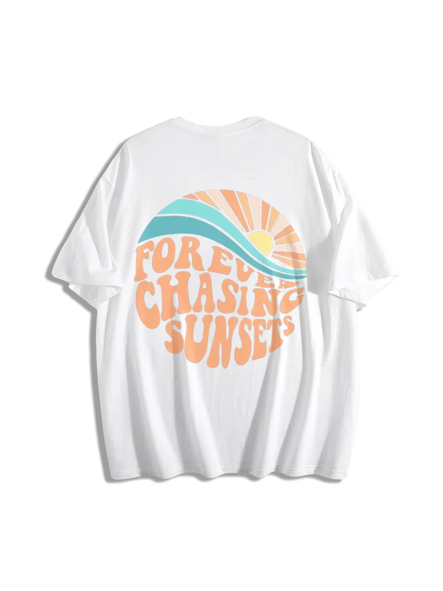 Sunset Beach Nature Travel T-Shirt