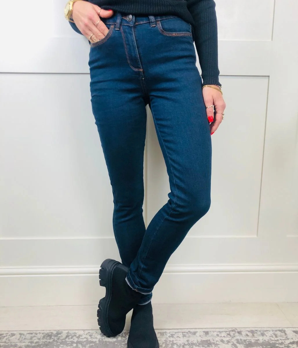 Blue Stretch Slim Leg Jeans