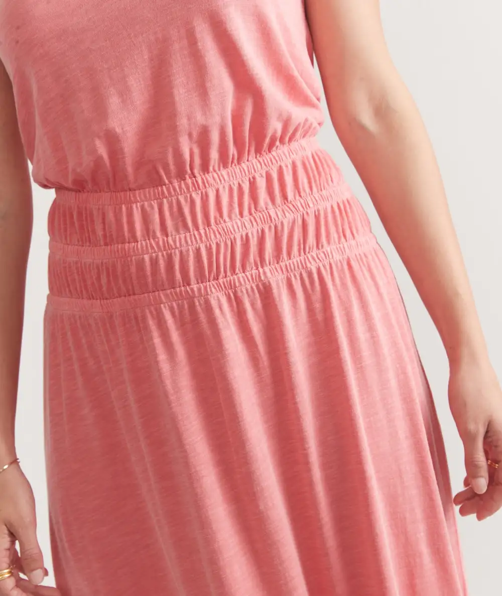 Hibiscus Juliet Slub Midi Dress