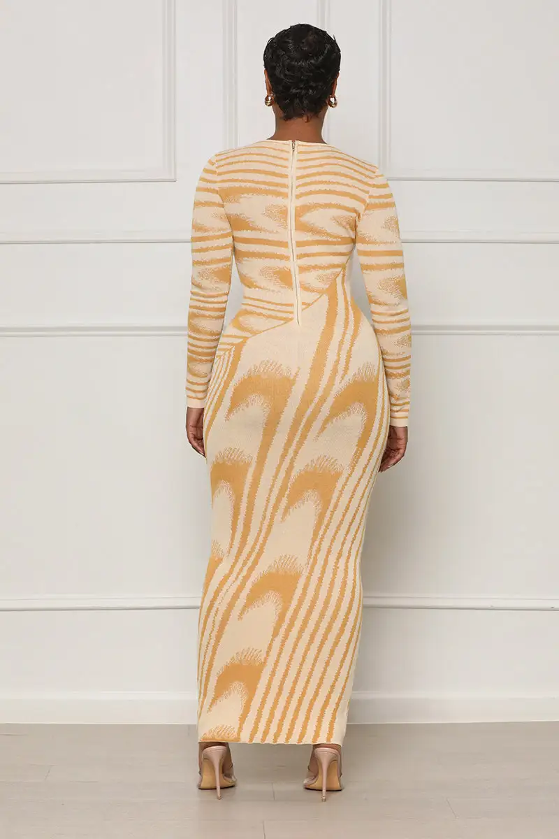 Sweet Attraction Abstract Dress (Yellow Multi)- FINAL SALE