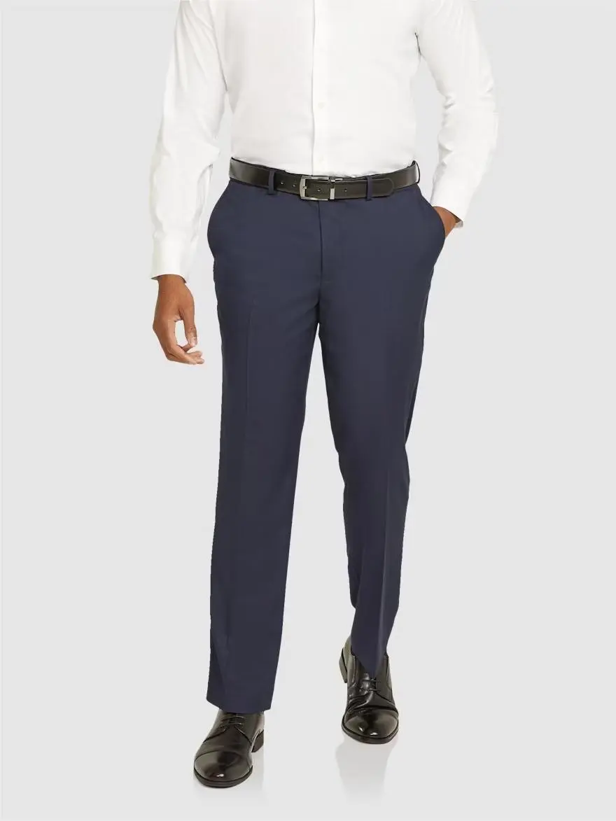 NAVY DALTON STRETCH DRESS PANT