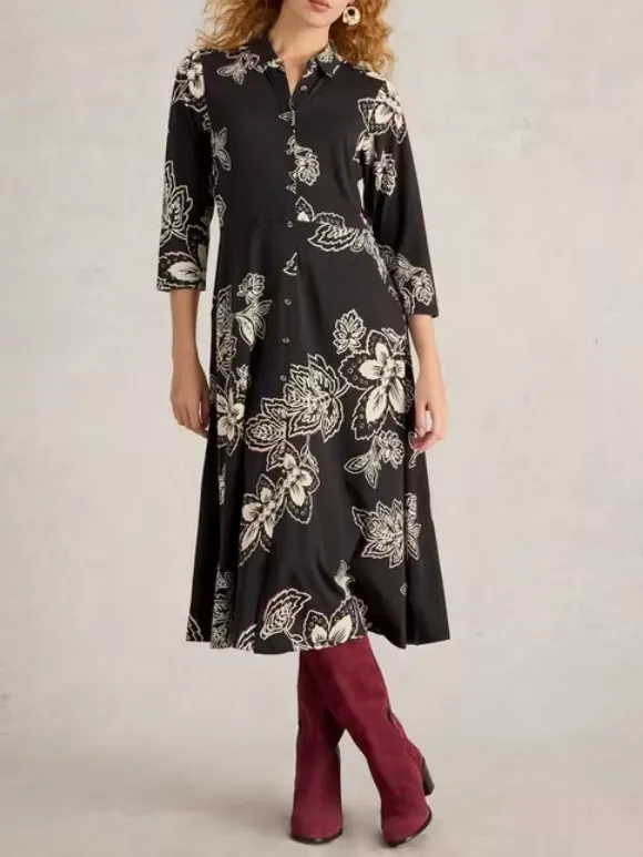 Rua Maxi Jersey Shirt Dress