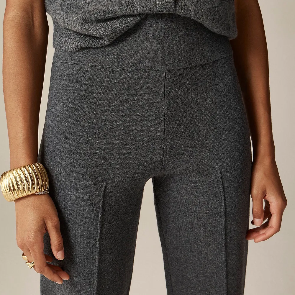 Stratus pant in textured satin