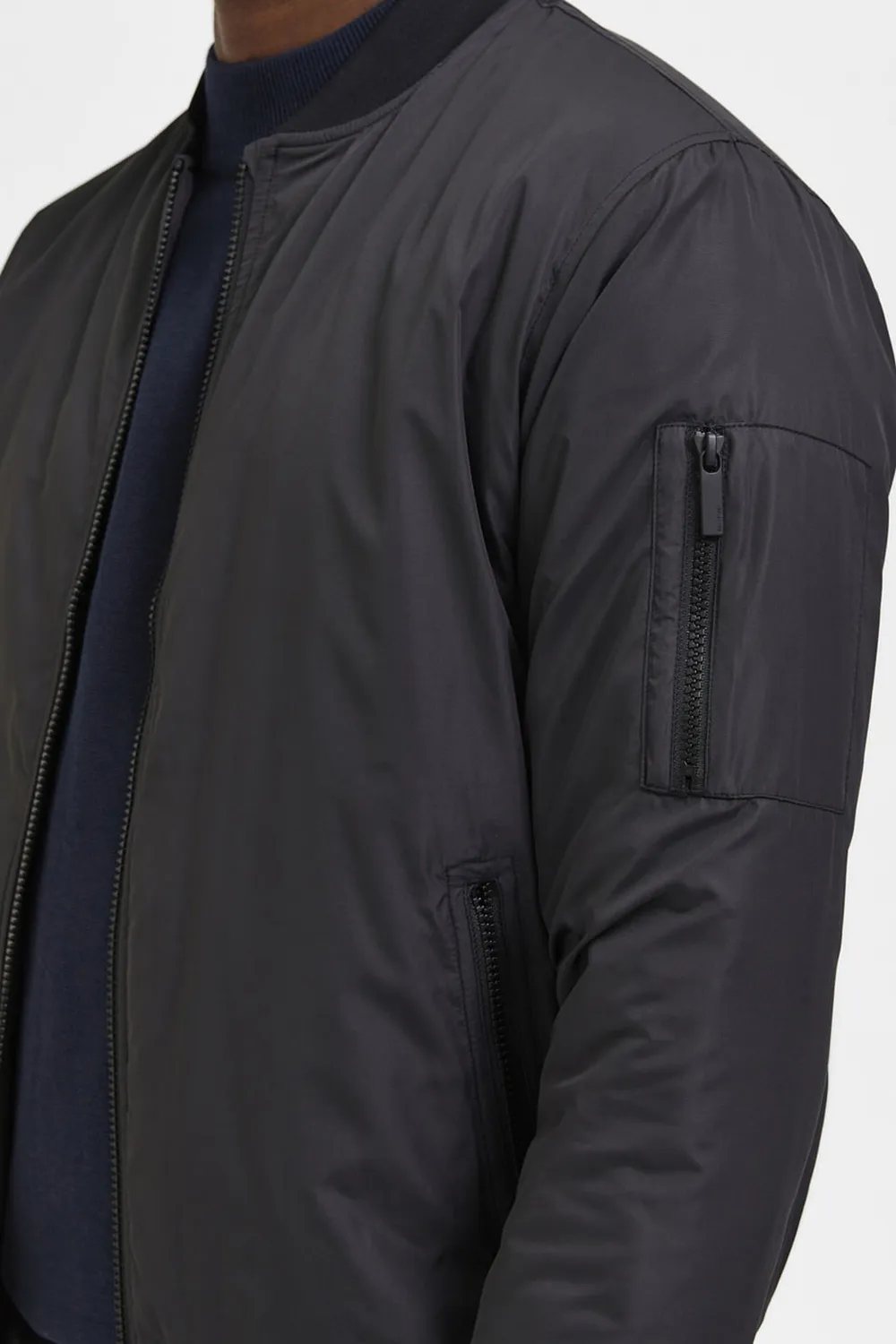 Black Bomber Jacket