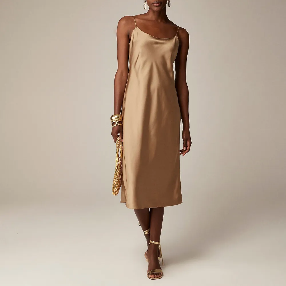 Gwyneth slip dress in luster charmeuse