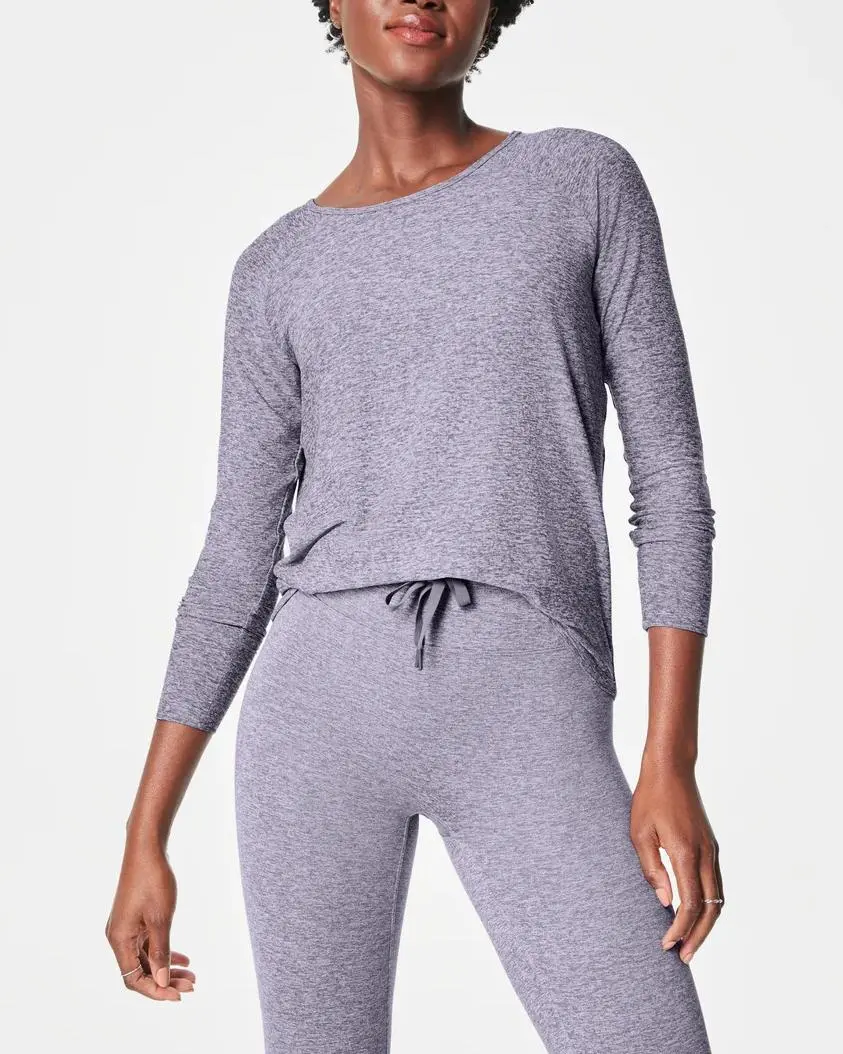 Open-Back Long Sleeve Top