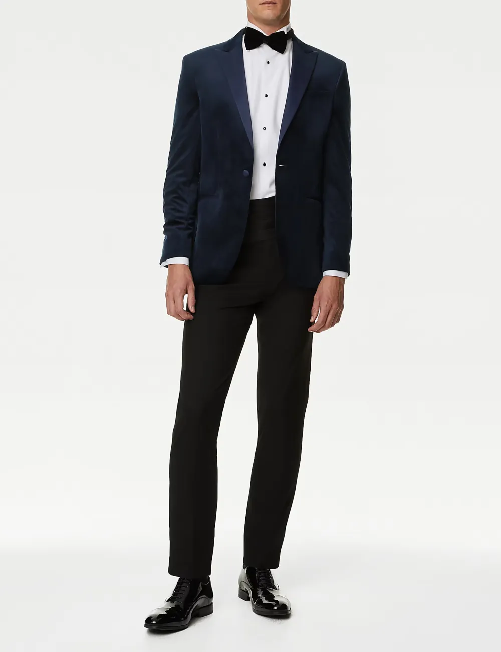 Slim Fit Velvet Tuxedo Jacket