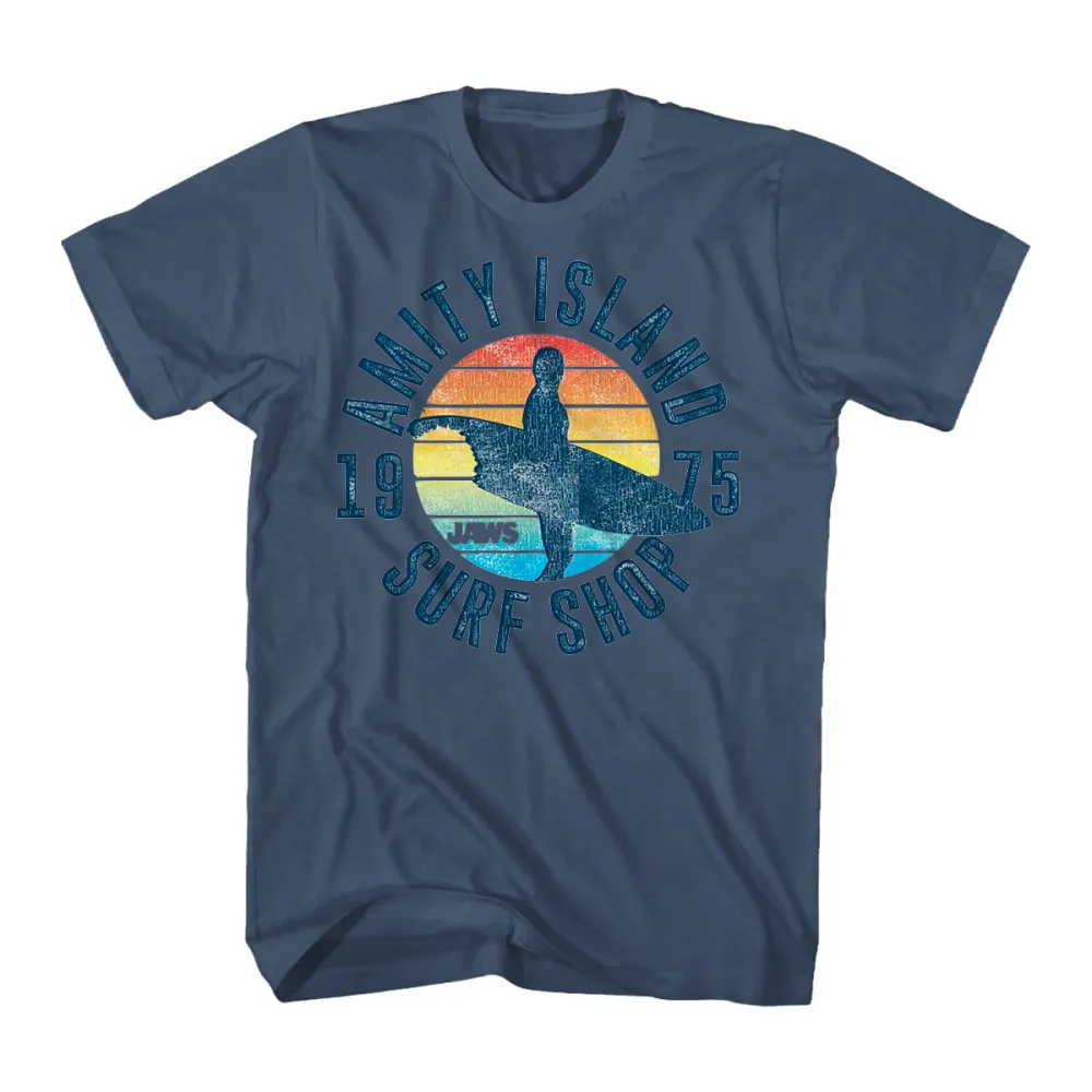Jaws Amity Island Surf Shop 1975 Shirt