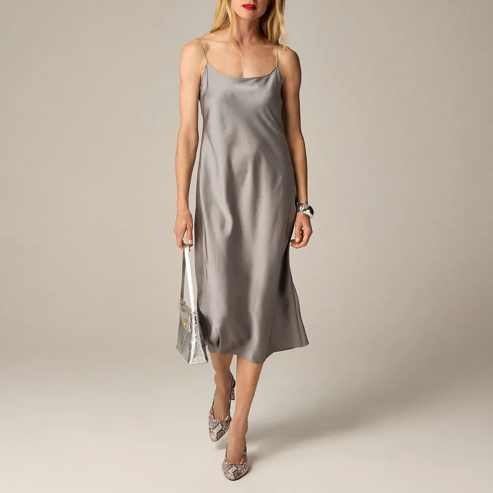 Gwyneth slip dress in luster charmeuse