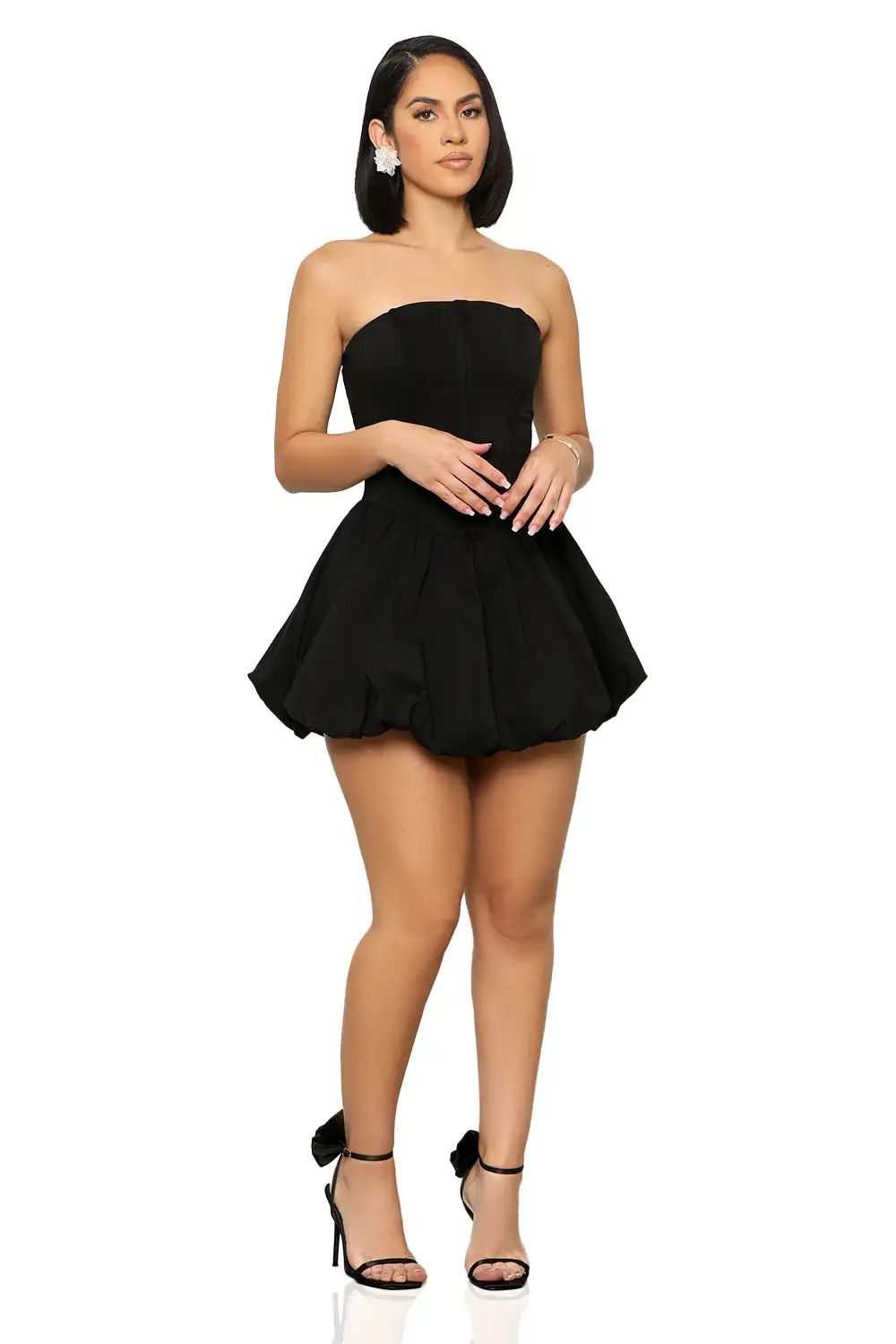 Tube Bubble Dress (Black)