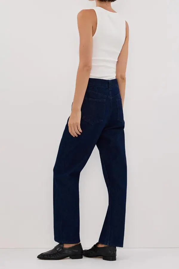 FINN INDIGO TWISTED SEAM JEAN