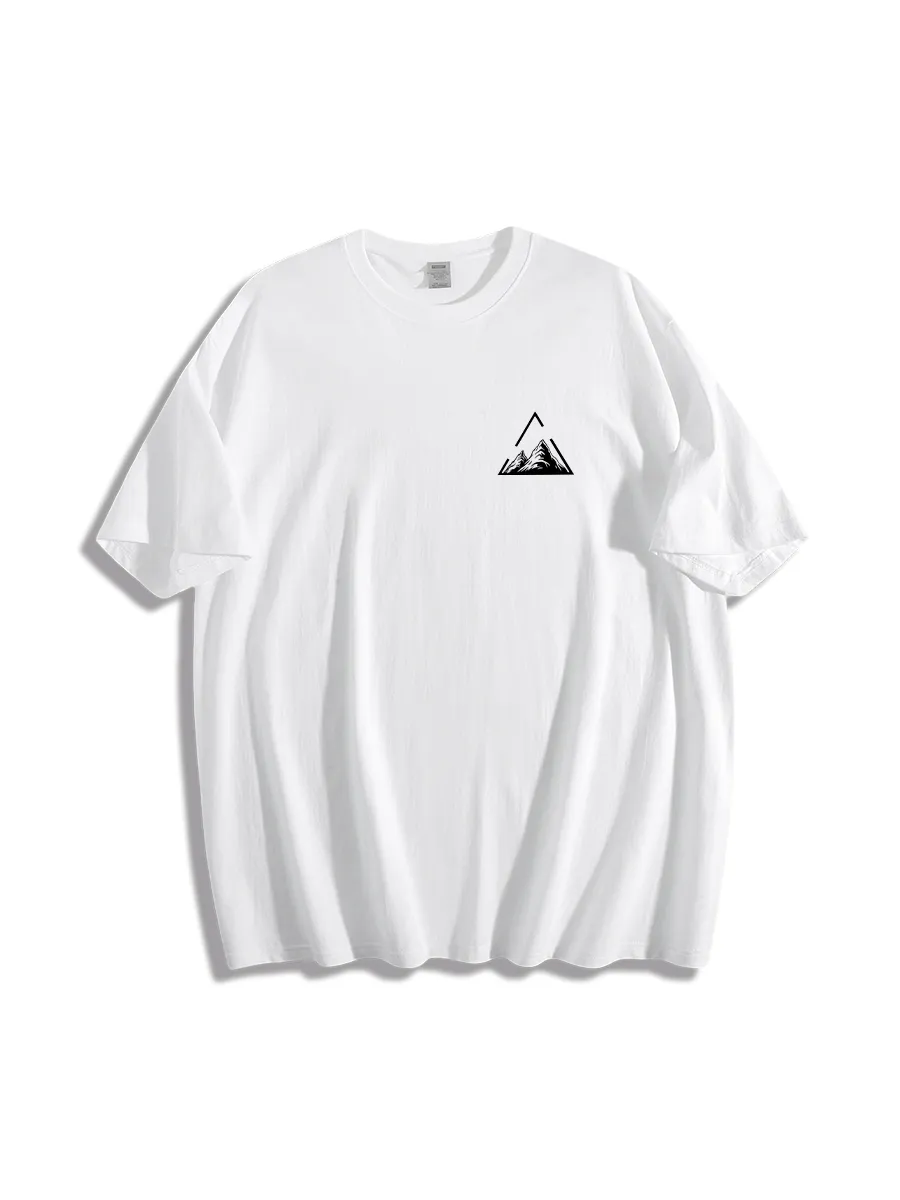 Men'S Mountain Graphic Printed Short Sleeves T-Shirt
