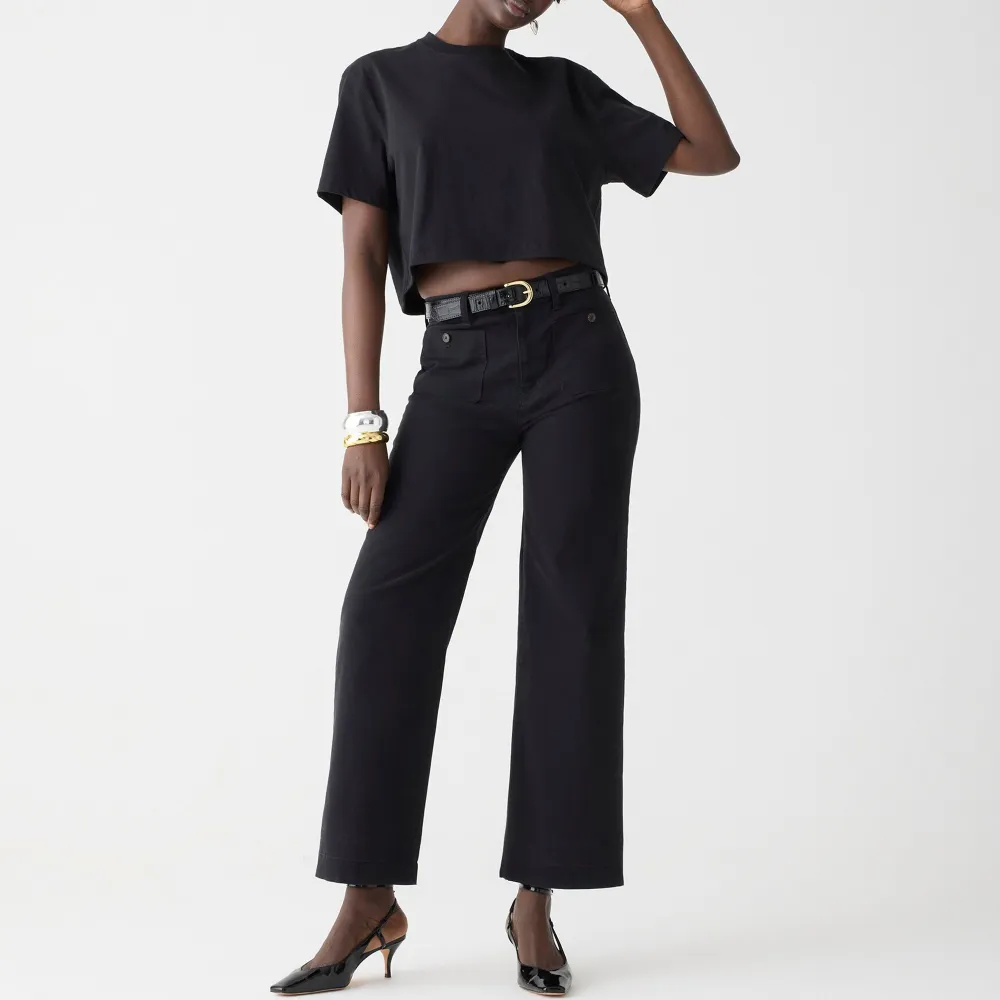 Sailor slim wide-leg chino pant