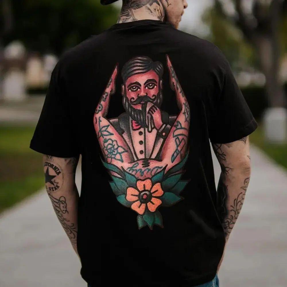 Uncle Beard Printed Men's T-shirt