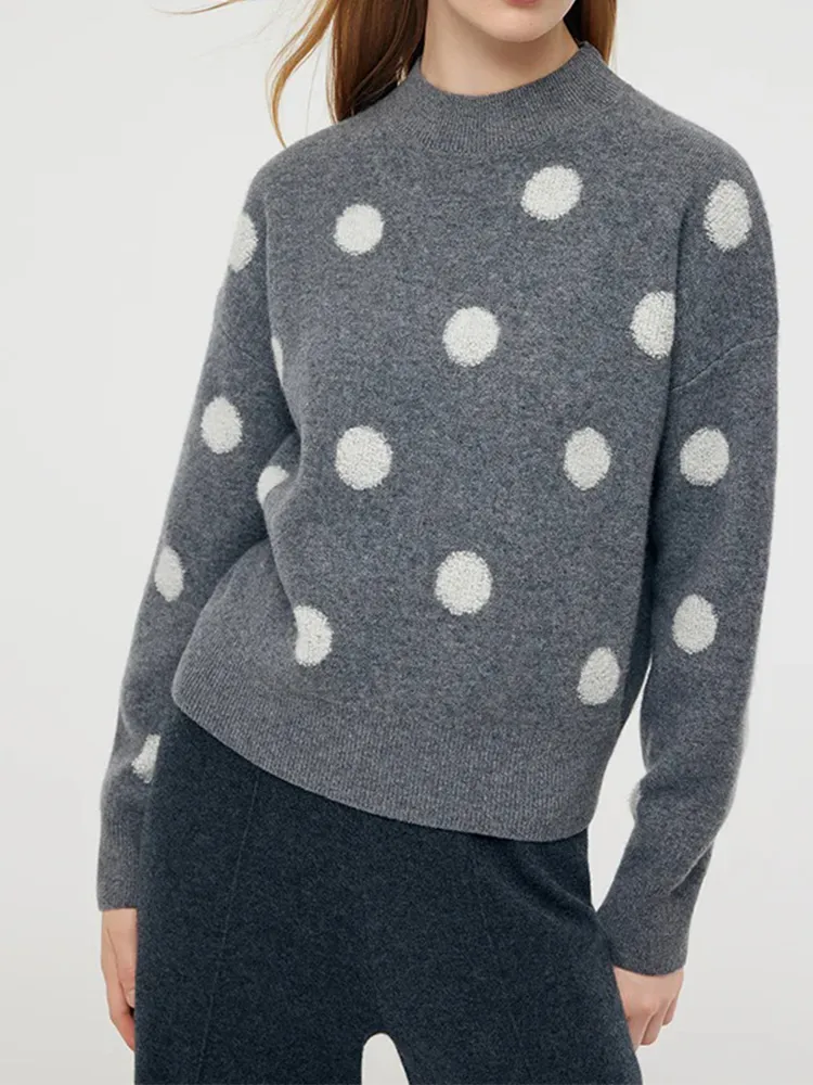 Mohair Wool Blend Sequins Women Sweater