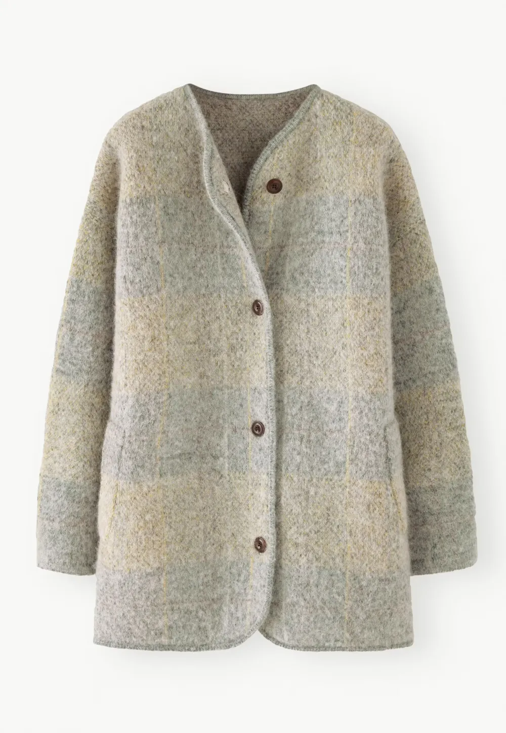 Check coat
Alpaca & merino wool blend