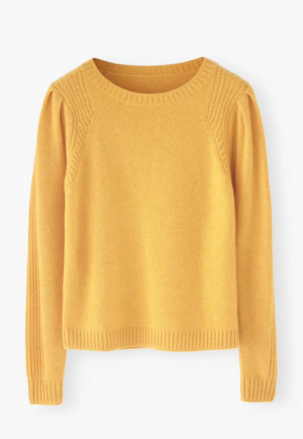 Puff-sleeve sweater
Pure cashmere