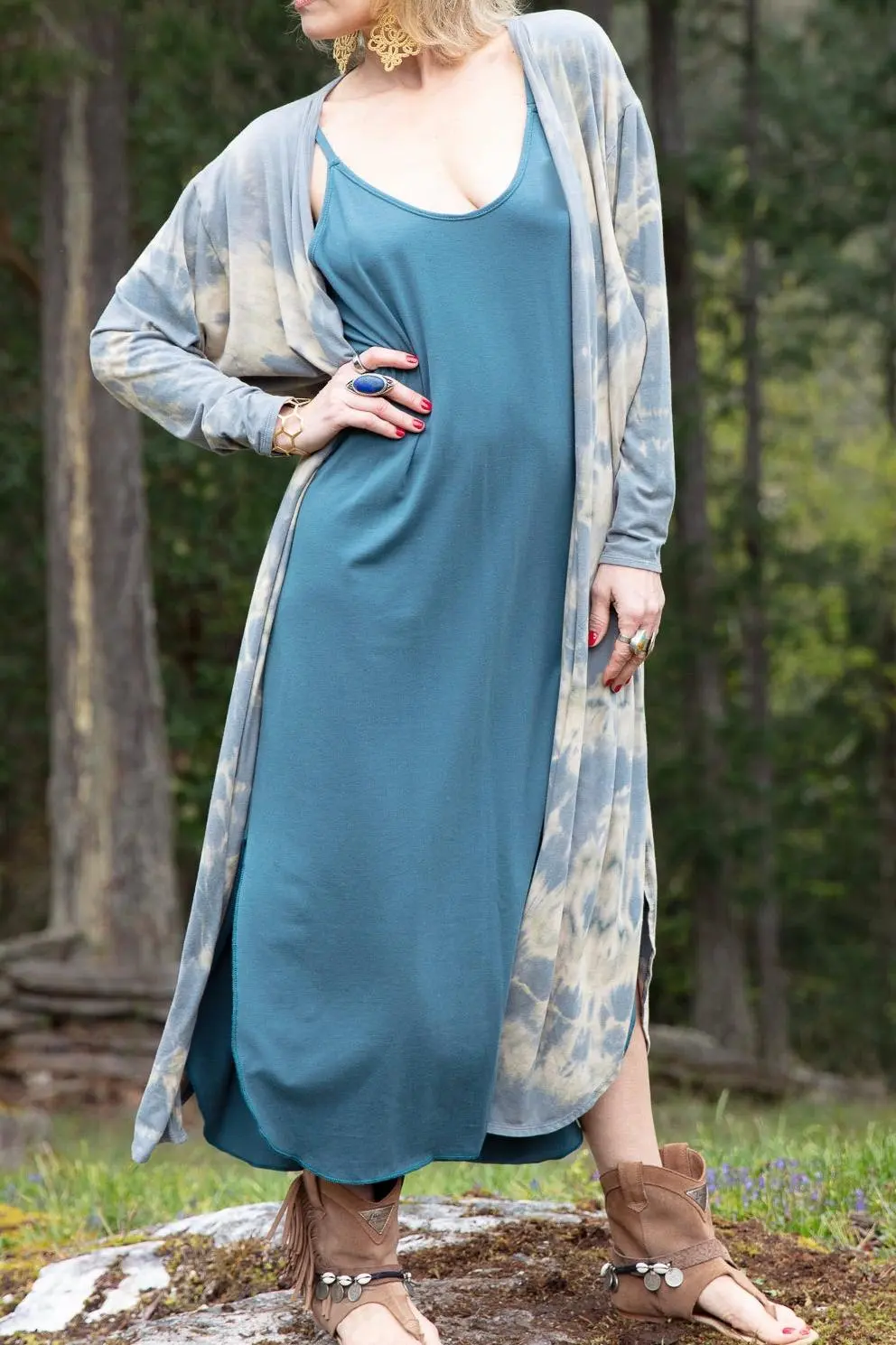 Emergence Robe - Shibori