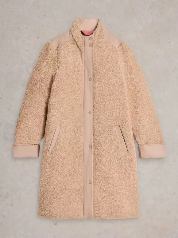 Elder Borg Coat In Light Natural