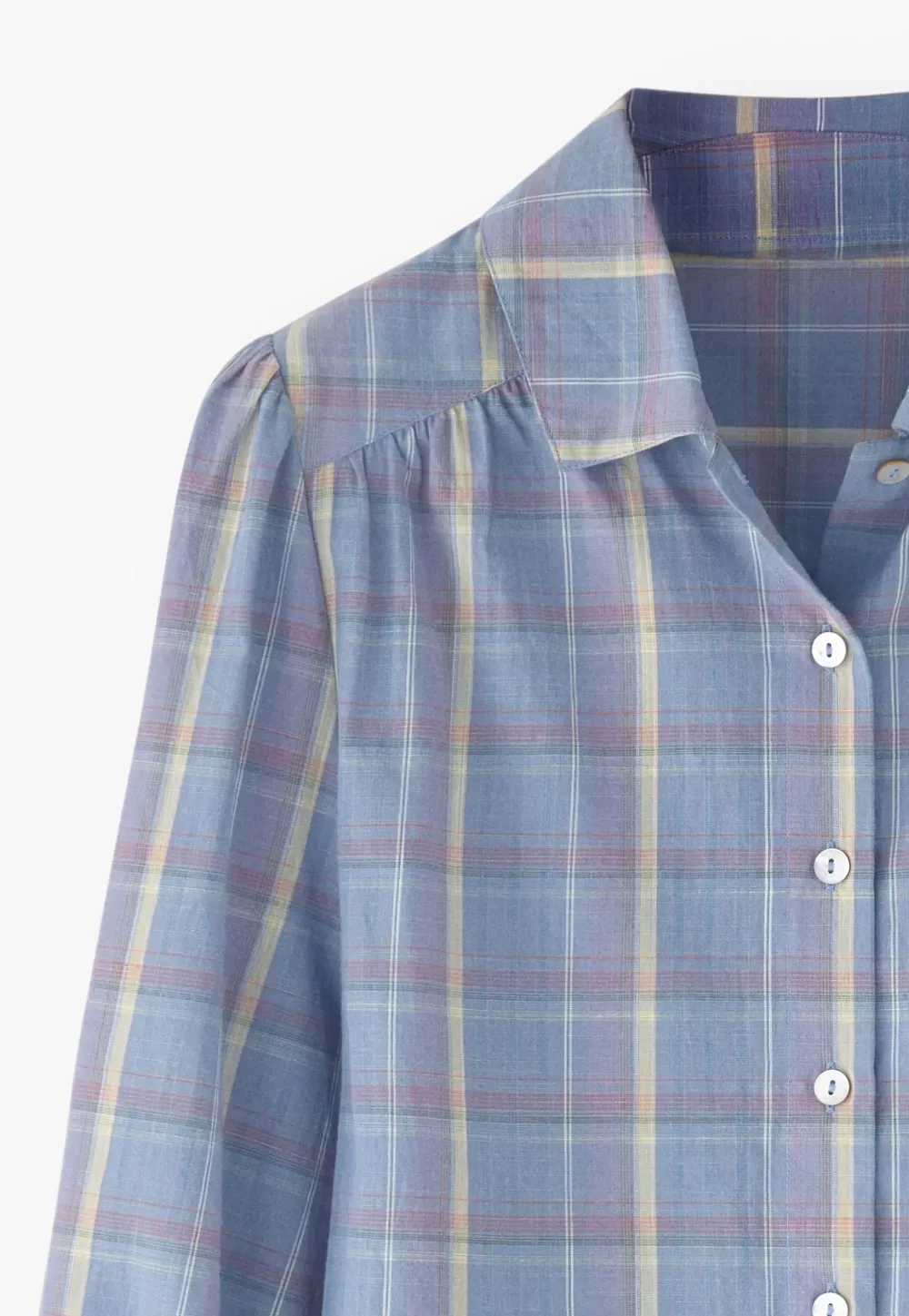 Checked shirt
Cotton