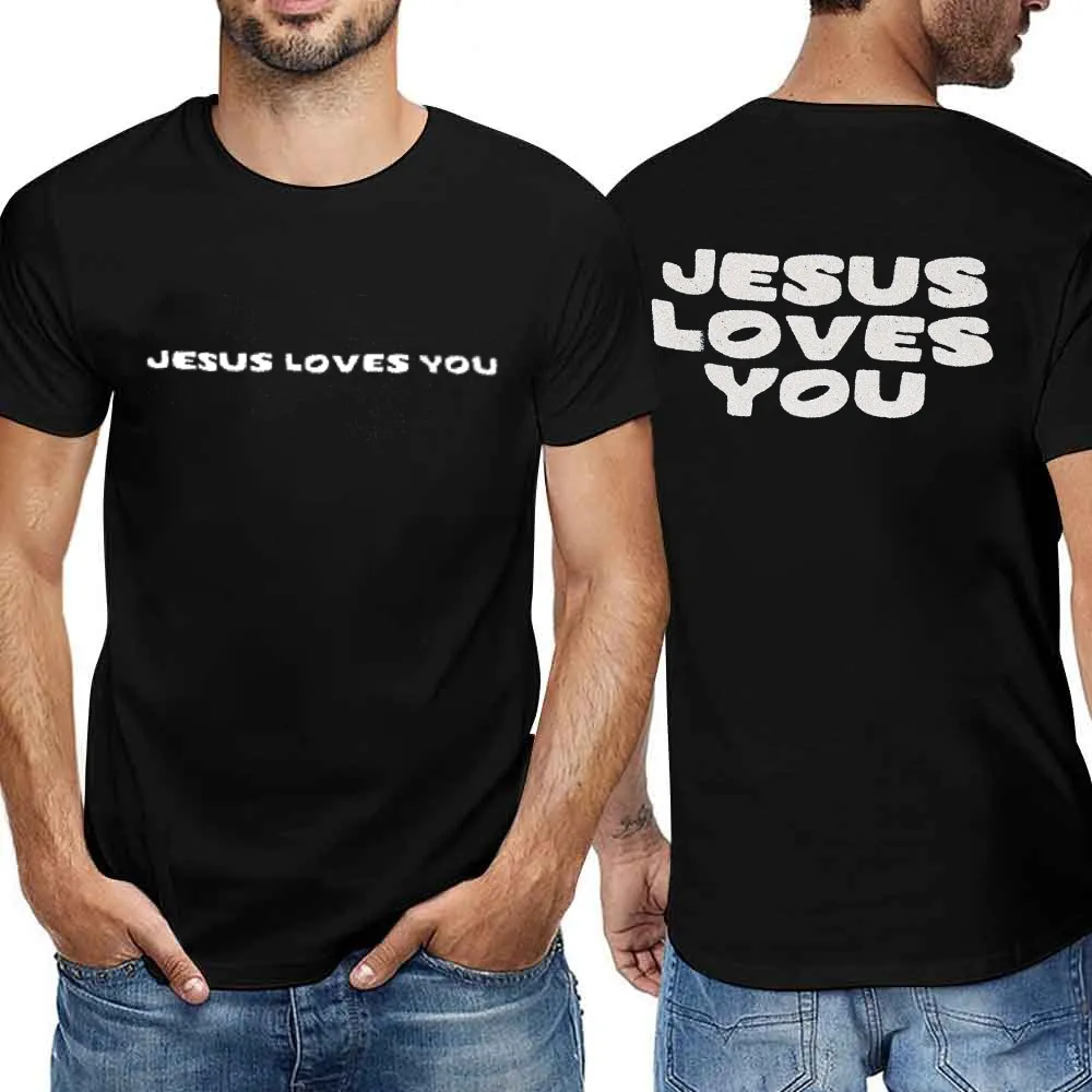 Men'S T-Shirt Jesus Loves You Tee