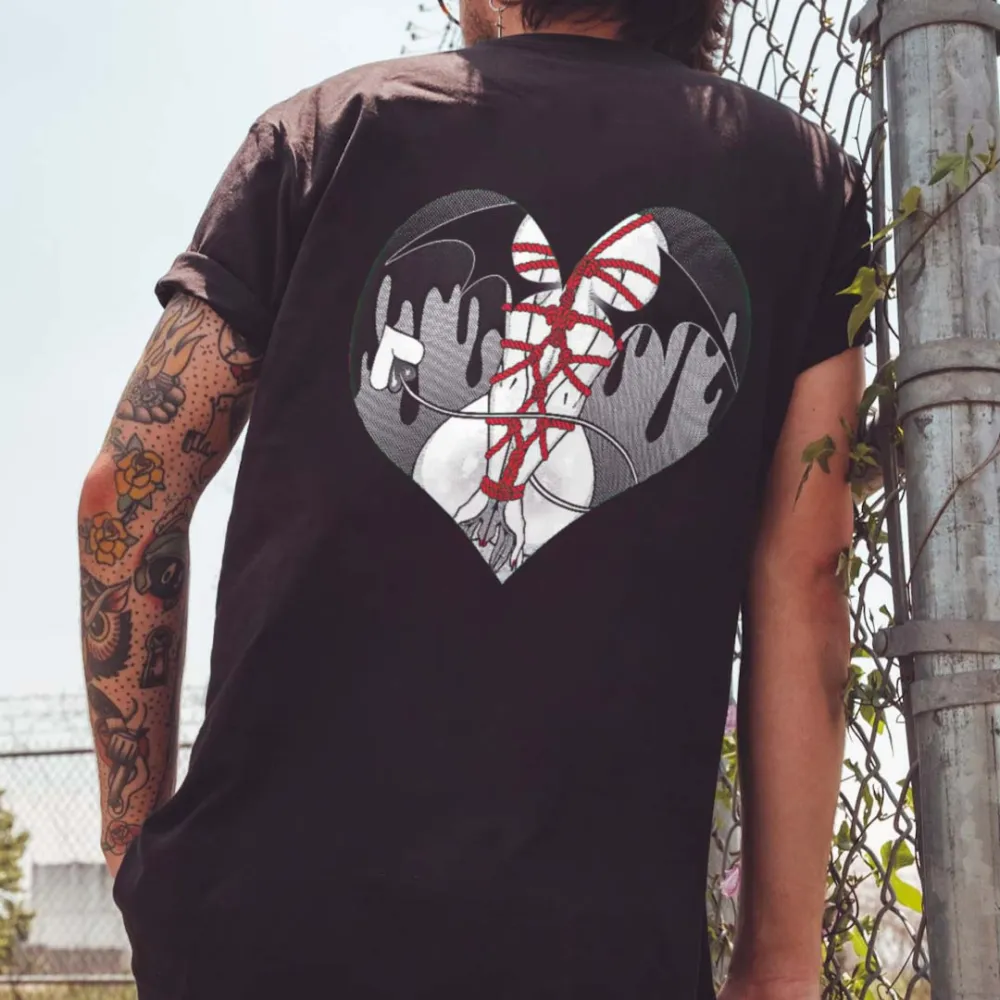 Bondage Game Printed Men's T-shirt