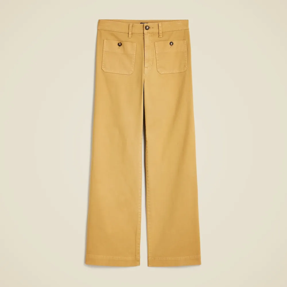 Sailor slim wide-leg chino pant