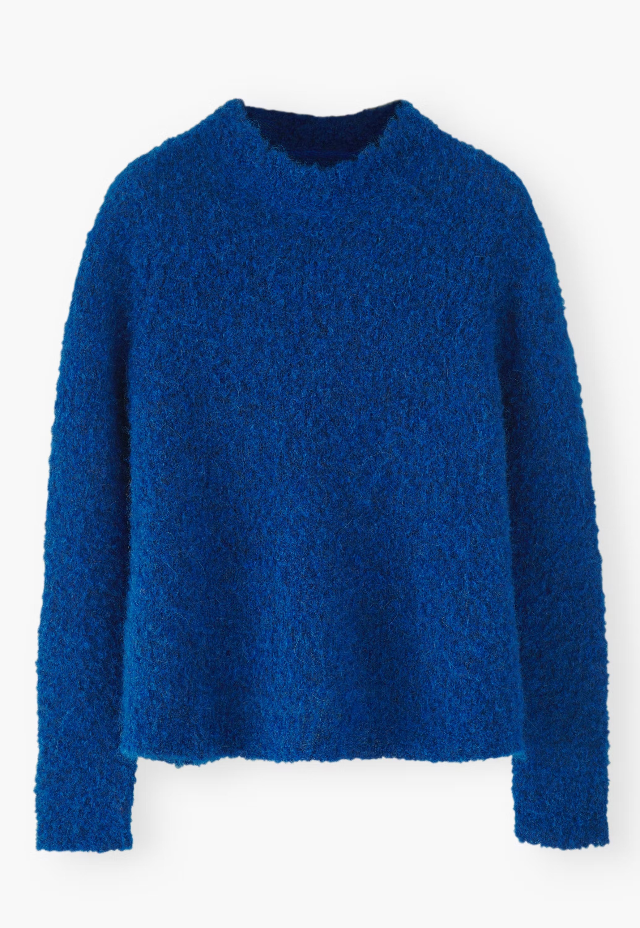 Round-neck sweater
Alpaca boucle