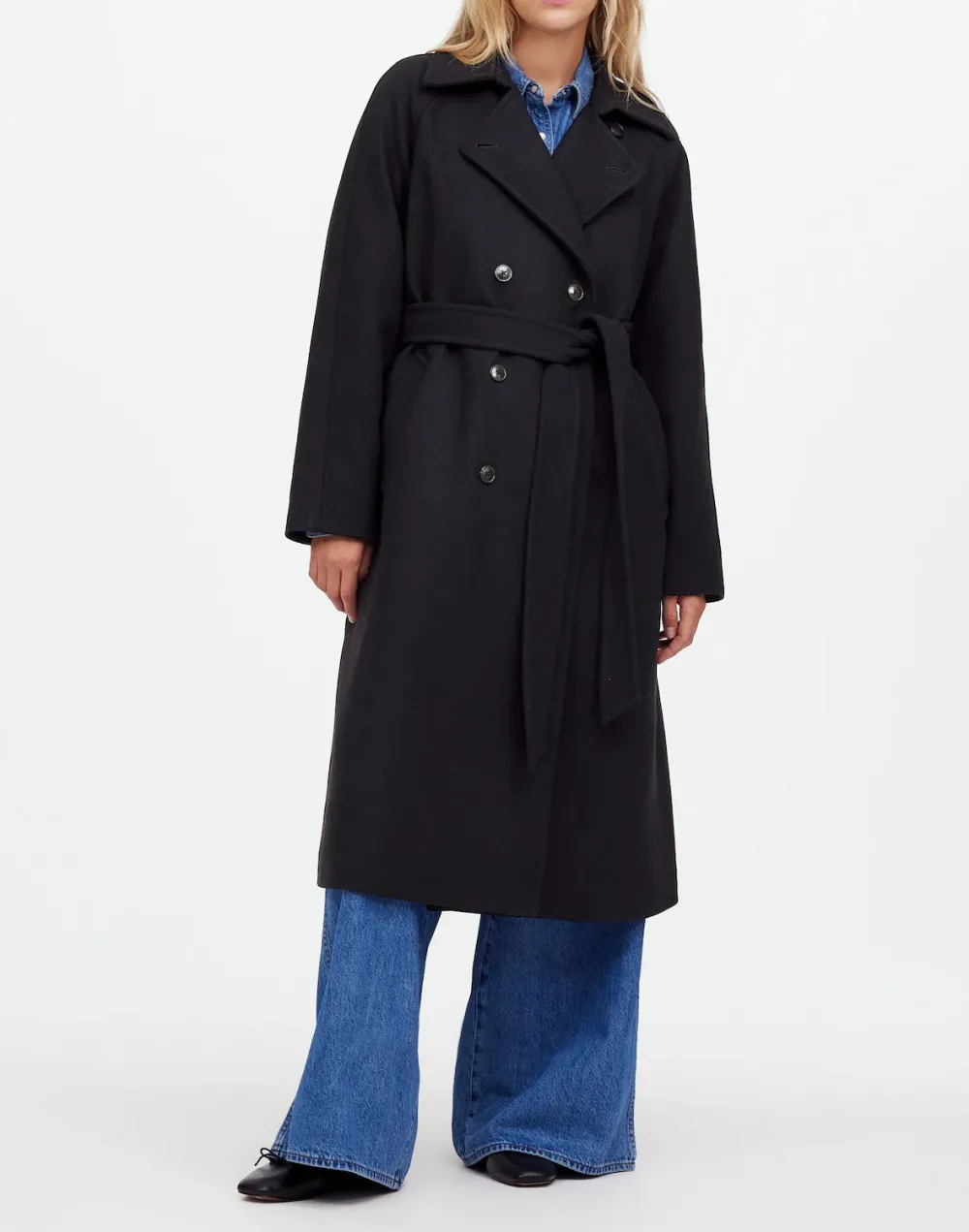 Double-Breasted Trench Coat