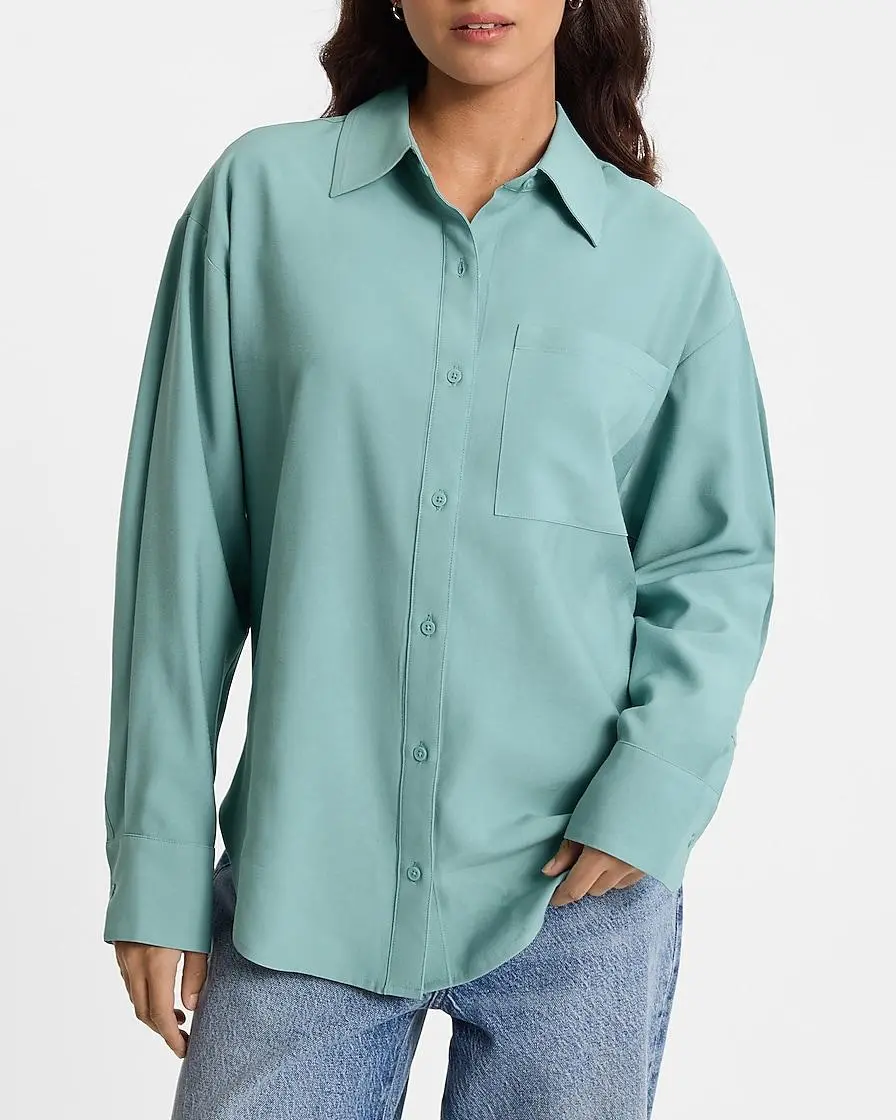 Chest Pocket Boyfriend Portofino Shirt