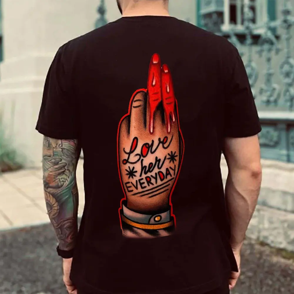 Love Her Everyday Printed Men's T-shirt