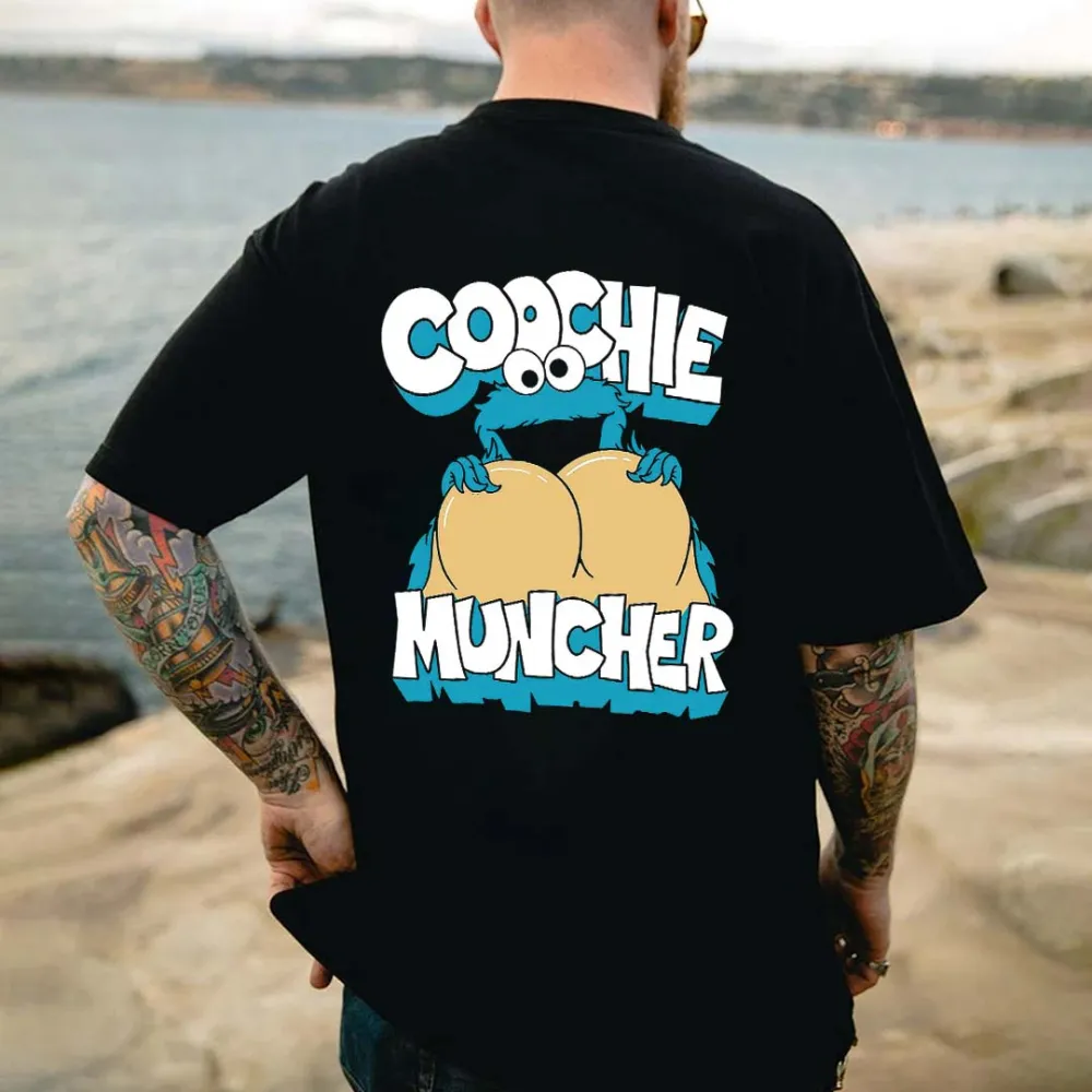 Coochie Muncher Printed Men's T-shirt
