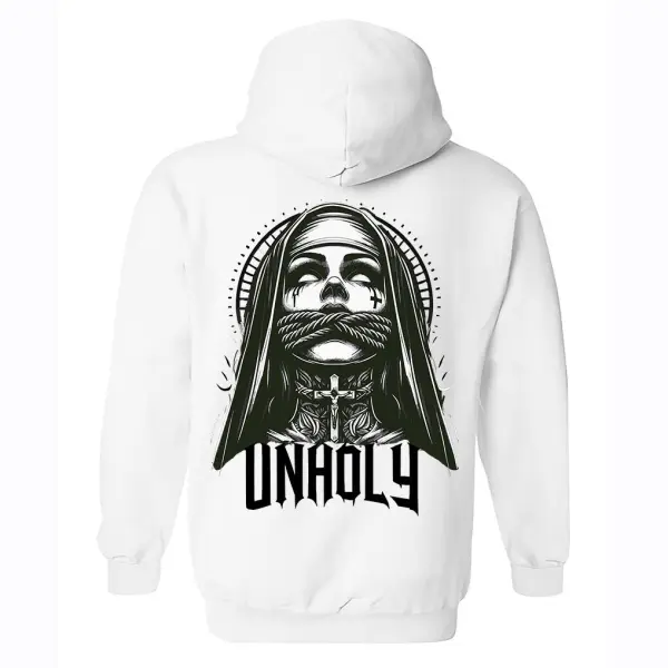 Unholy Nun Print Women's Hoodie